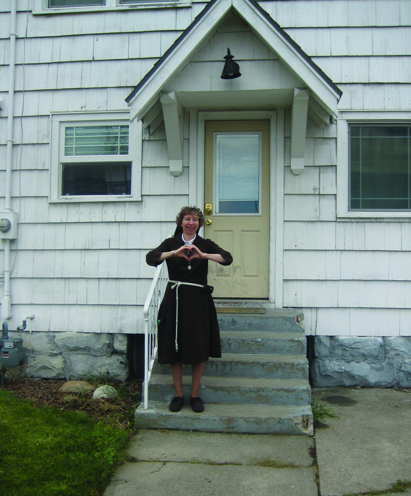 SISTER COLLEEN AT DE SMET HOUSE